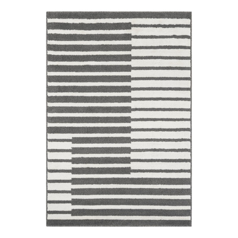 Latitude Run® Namsen Nikolis Rug Gray, Rectangle 4'1" x 6'1"