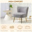 Chaise d'appoint d'appoint avec pieds gris anthracite