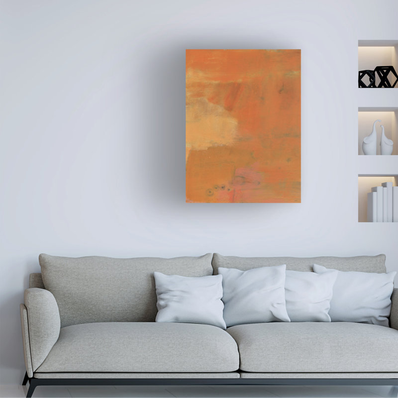 «Almon Abstract II» bolognaise par Sue Jachimiec, H 32 po x l 24 po