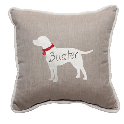 Pet Personalized Pillows Outdoor Square Pillow Cover & Insert