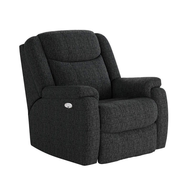 Hercules Dual Power Wall Recliner, Dark Gray Jacquard