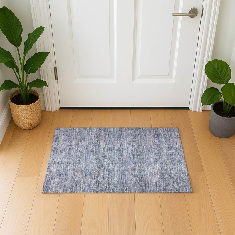 Premium Machine Washable Verlin AMF1768 Geometric Rug, Rectangle 1'8" x 2'6"