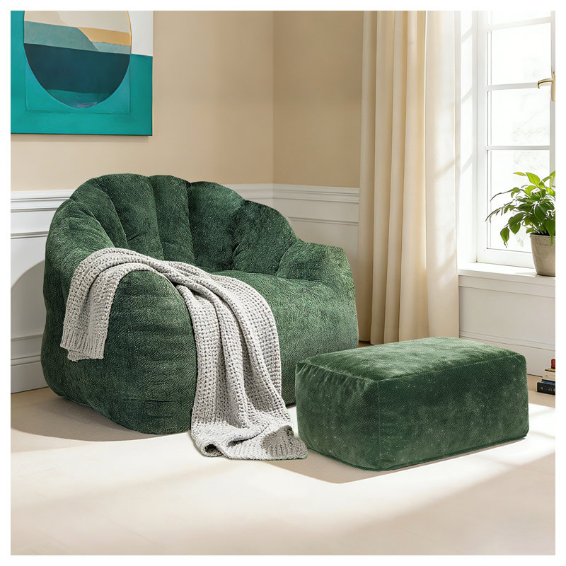 Bean Bag Chair, Green