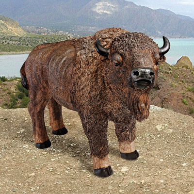 Statue de buffle américain