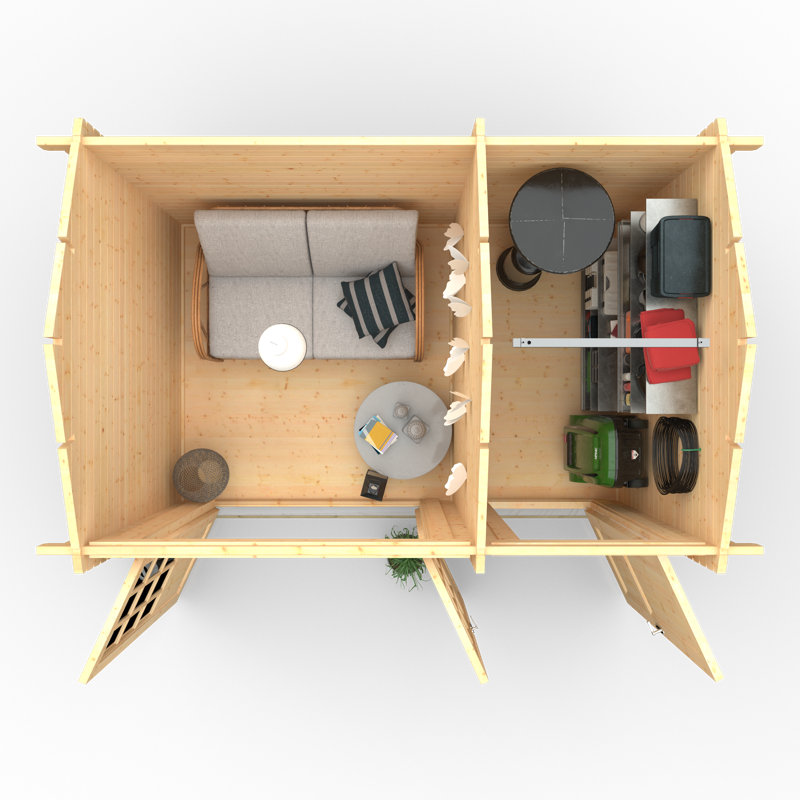 12x8w Capetus | 44mm Log Cabin