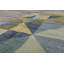 Tapis rectangulaire en laine de conception unique 4 pi 1 po x 5 pi Kohlberg