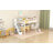 Full Size Loft Bed With Built-In Desk, Bookshelves And Storage Staircase