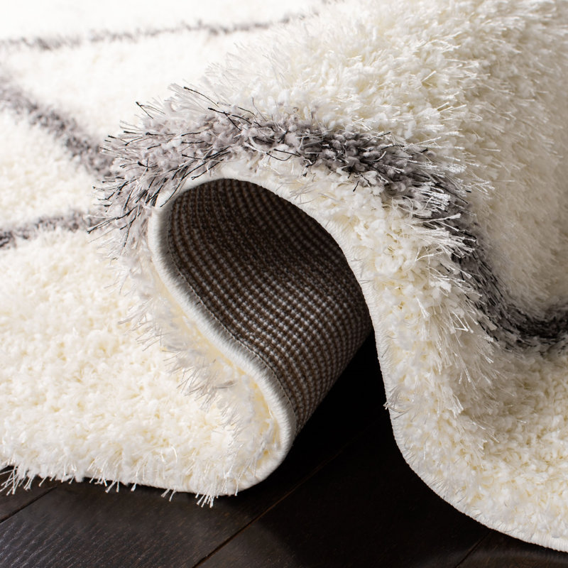 Tapis gris / beige Amhold, Tapis de couloir 2 pi 3 po x 7 pi
