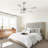 52" Modern 3CCT LED Chandelier Ceiling Fan with Remote Control, Double Sided Blades, Dimmable, 6 Speeds Reversible Motor, 4"/10" Downrods-932360287