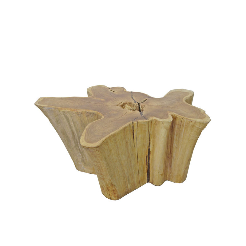 Table basse en bois massif
