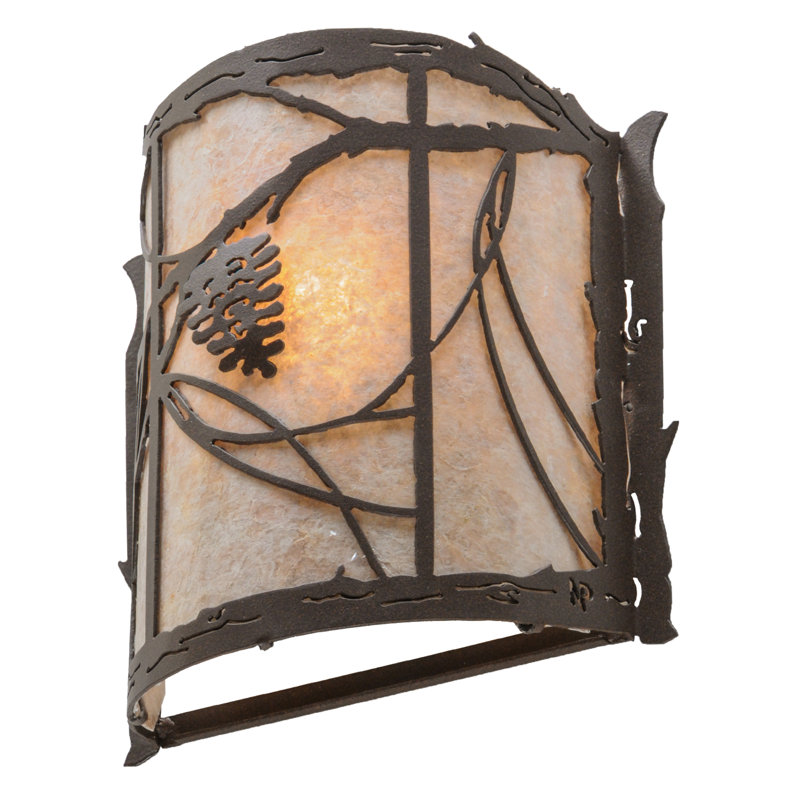Rustic Lodge 1 - Light Flush Mounted Sconce