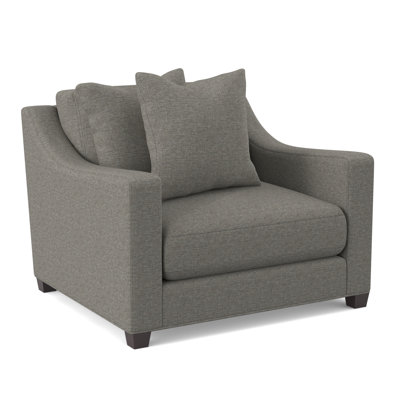 Fauteuil en polyester l 45 po Zoraya
