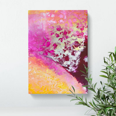 Splash Of Light Abstract - Wrapped Canvas