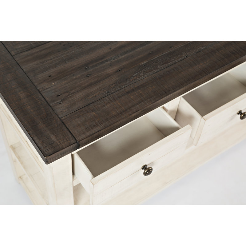Yoji 50'' Solid Wood Console Table, White