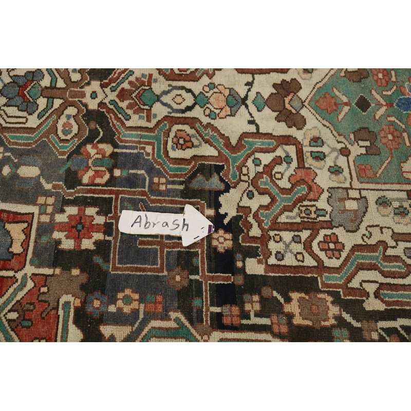 Tapis rétro en laine 7 x 10