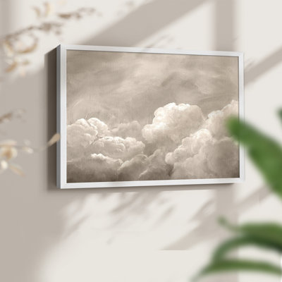 «Painted Clouds I», reproduction encadrée