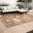 Machine Washable Indoor/Outdoor Chantille ACN2872 Floral Rug-1046230163-1046230161