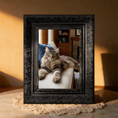 8" x 10" Black 1PC Wall Mounted Picture Frame for Everyday Photo Display