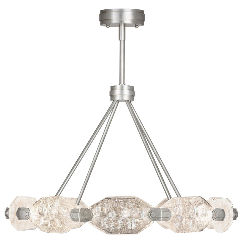 Allison Paladino 20 - Light LED Chandelier, Platinized Silver