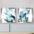 " Translucent Tulips II Sq Aqua Crop " by Debra Van Swearingen 2 - Pieces-25345766-25345764