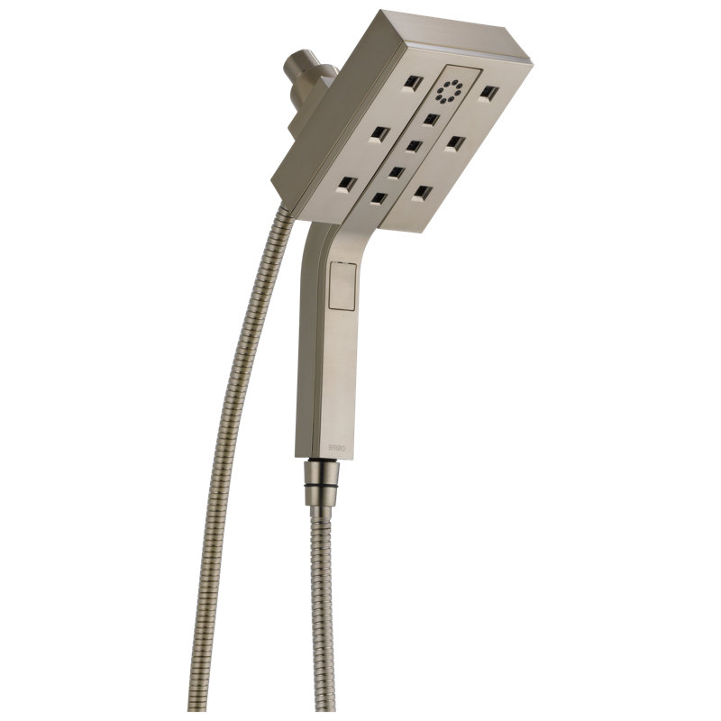 Essential™ H2OKinetic® Euro Square Hydrati® 2|1 Shower, 2.5, Luxe Nickel