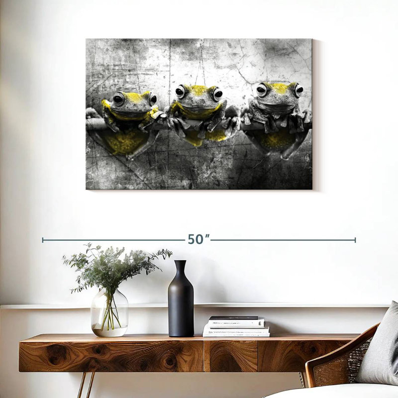 Tree Frogs Pop, 24" H x 36" W