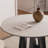 Round white sintered stone dining table-842815004
