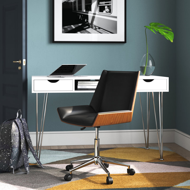 Chaise de travail Stonec chiffre, Noir