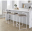 Tabouret de bar et de comptoir empilable Ernestine (ensemble de 3)-1108283078-1108283079