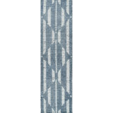 Hazen Hand Tufted Wool Geometric Area Rug in Blue
