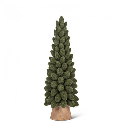 Large Velvet Pinecone Tree