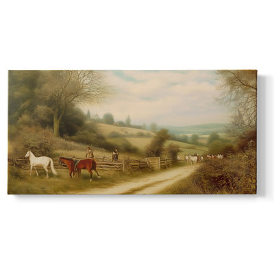 Toile tendue tendue avec cadre rétro, série Vintage, art.
