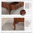 Carved mahogany coffee table