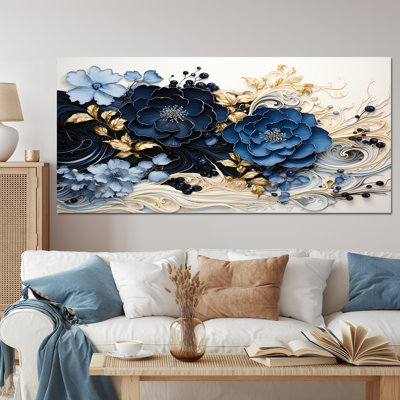 Liquid Ink Spiralscape I - Wall Art Print On Canvas