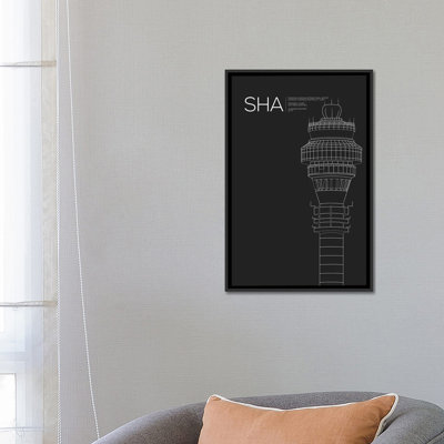 « sha tour, shanghai international airport » par 08, reproduction d’impression sur toile