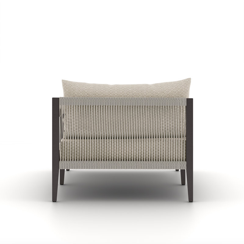 Sherwood Outdoor Chaise Lounge, Bronze, Faye Sand