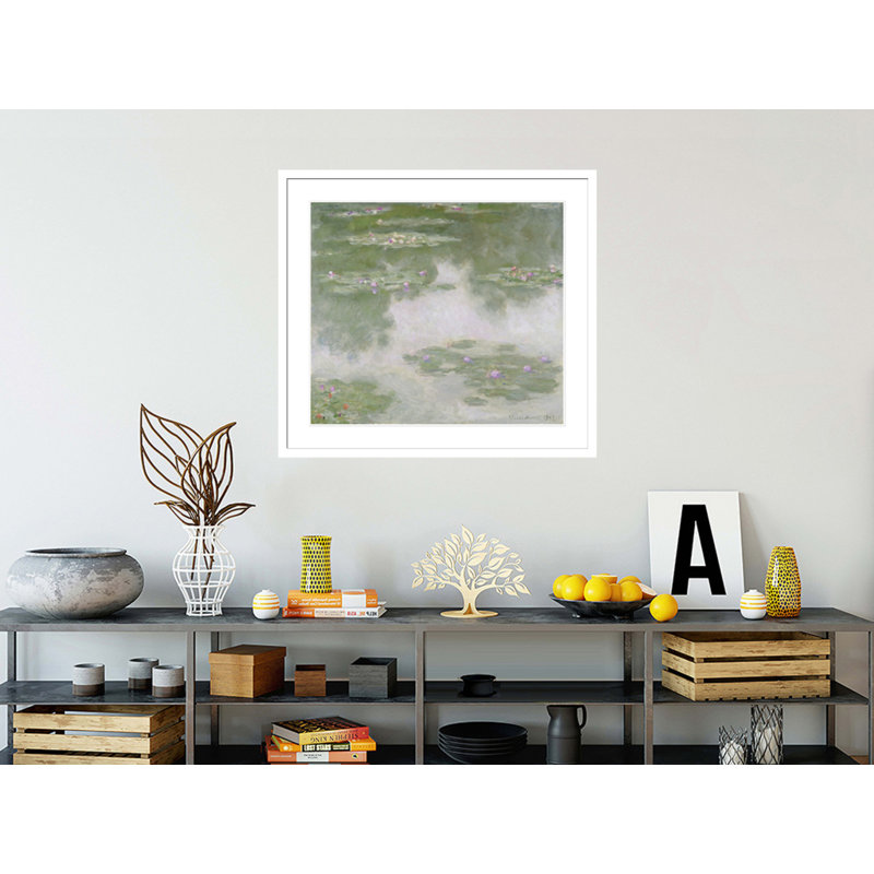 «Nympheas Water Landscape» par Claude Monet, impression giclée sur cadre, H 33,5 po x l 37,09 po
