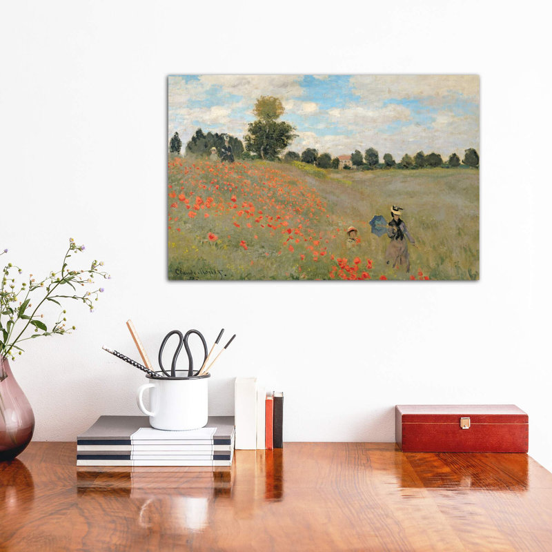 Claude Monet - Print on Canvas, Wrapped Canvas, 101.6 cm H x 66.04 cm W x 3.175 cm D