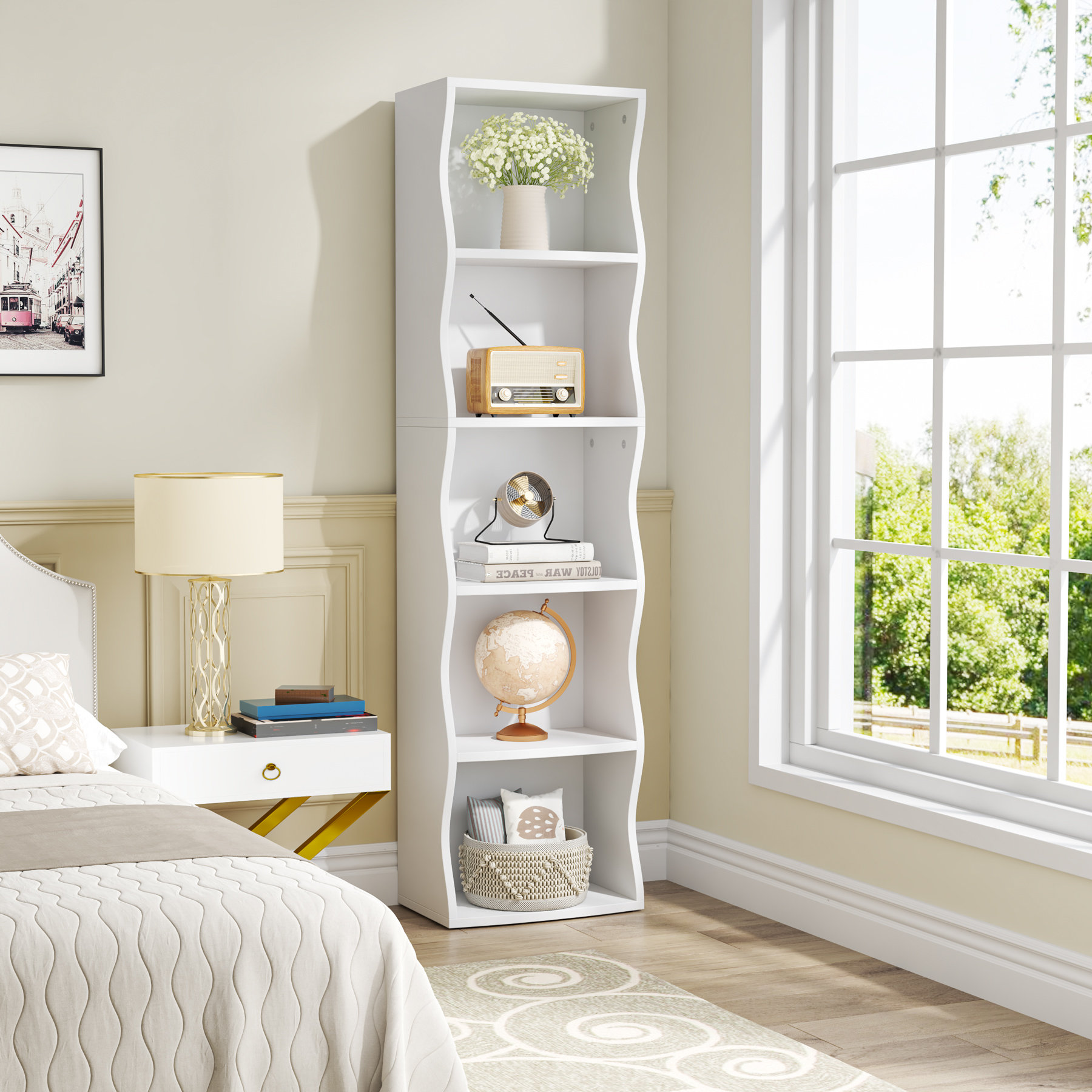 https://assets.wfcdn.com/im/20525251/compr-r85/2432/243251929/baram-5-shelf-bookcase-modern-white-wooden-bookshelf-for-bedroom-living-room-home-office.jpg