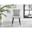 Eubanks White Marble Effect Melamine Round 80cm Dining Table And Chairs - 2 Velvet Dining Chairs-87463406