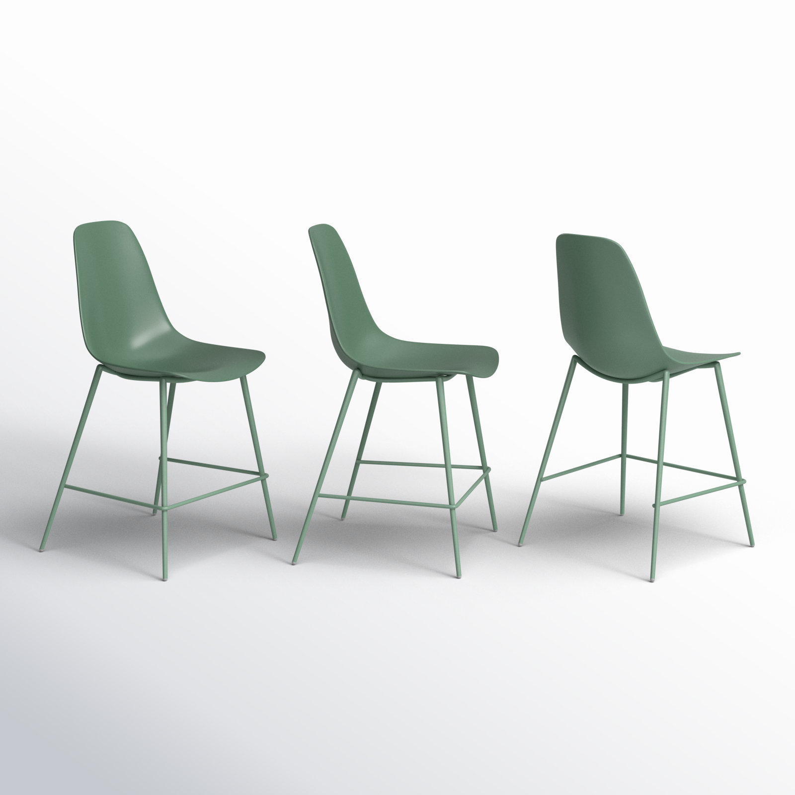 Isla 25" Bar Stool, Pistachio Green