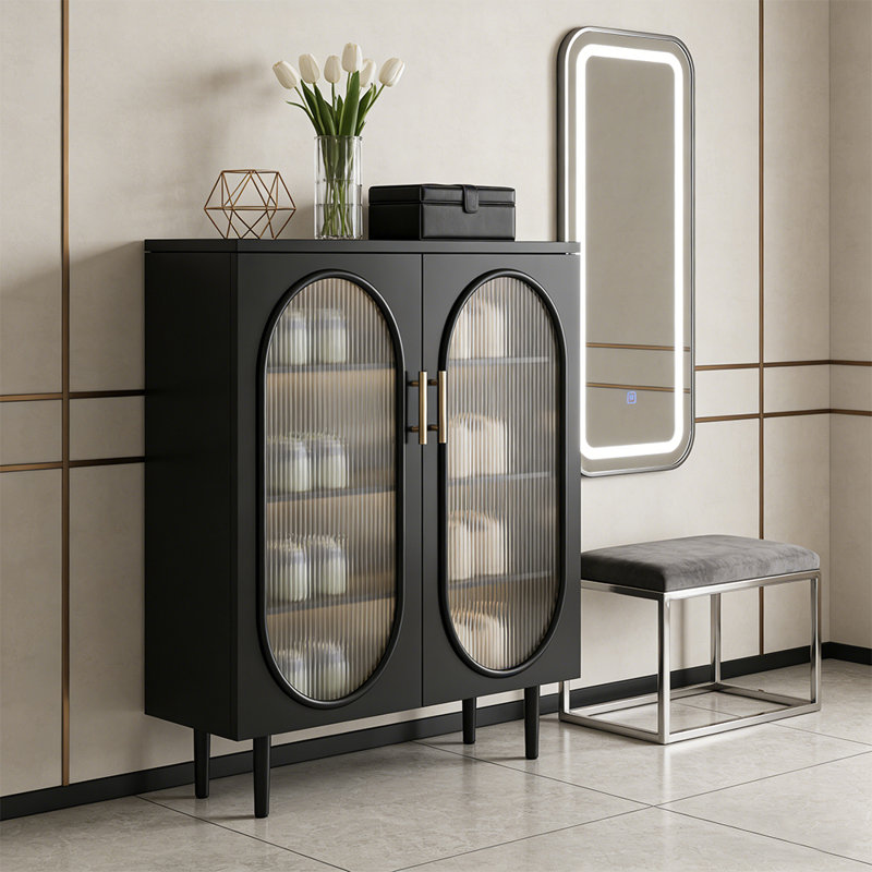Magnifique armoire à chaussures de style français, H 37,4 po x l 31,5 po x P 13,78 po