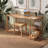 Potter Linen Upholstered Solid Wood Accent Stool for Bedroom and Entryway