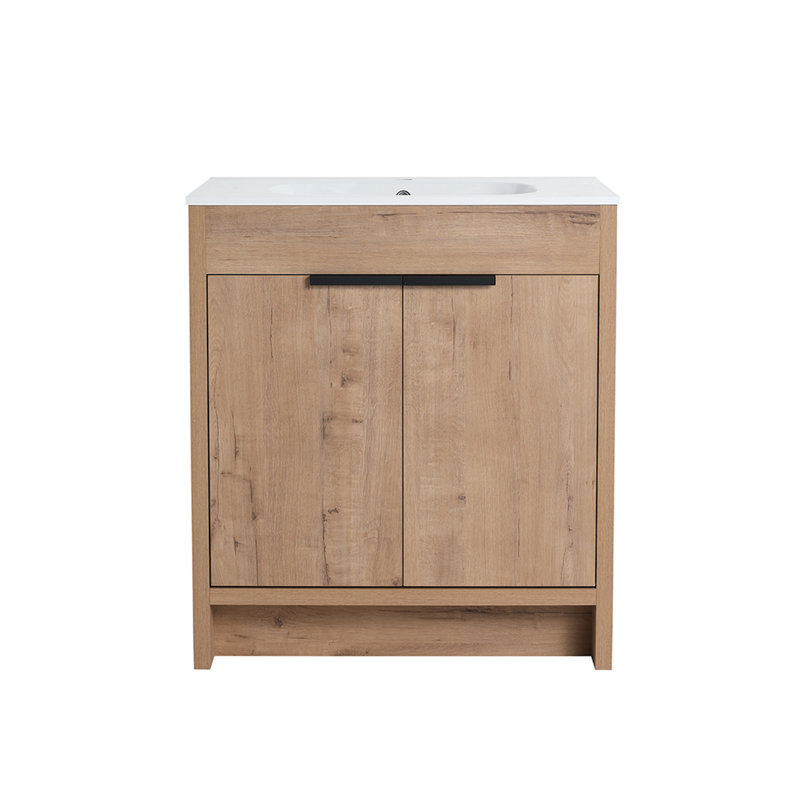 Tirra 29.53'' Single Bathroom Vanity with Resin Top