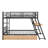 Bunk Bed With Built-In Desk, Light And 2 Drawers