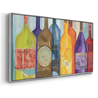 Vive La Bourgogne - Toile tendue avec châssis tendue, prête à être accrochée