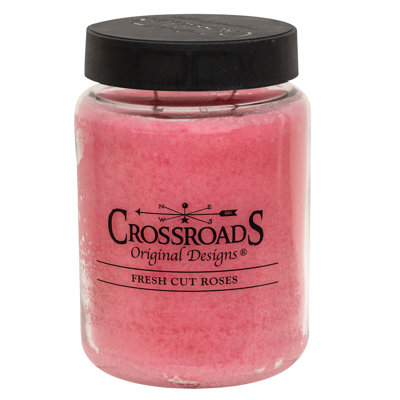Fresh Cut Roses Scented Jar Candle