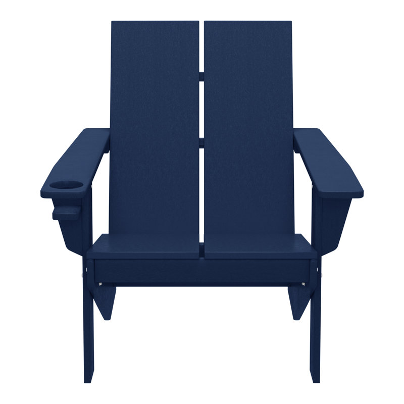 Modern Poly Adirondack Chair, Navy
