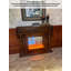 Armoire de foyer électrique en bois massif à colonne romaine de style européen-31766377-31766376