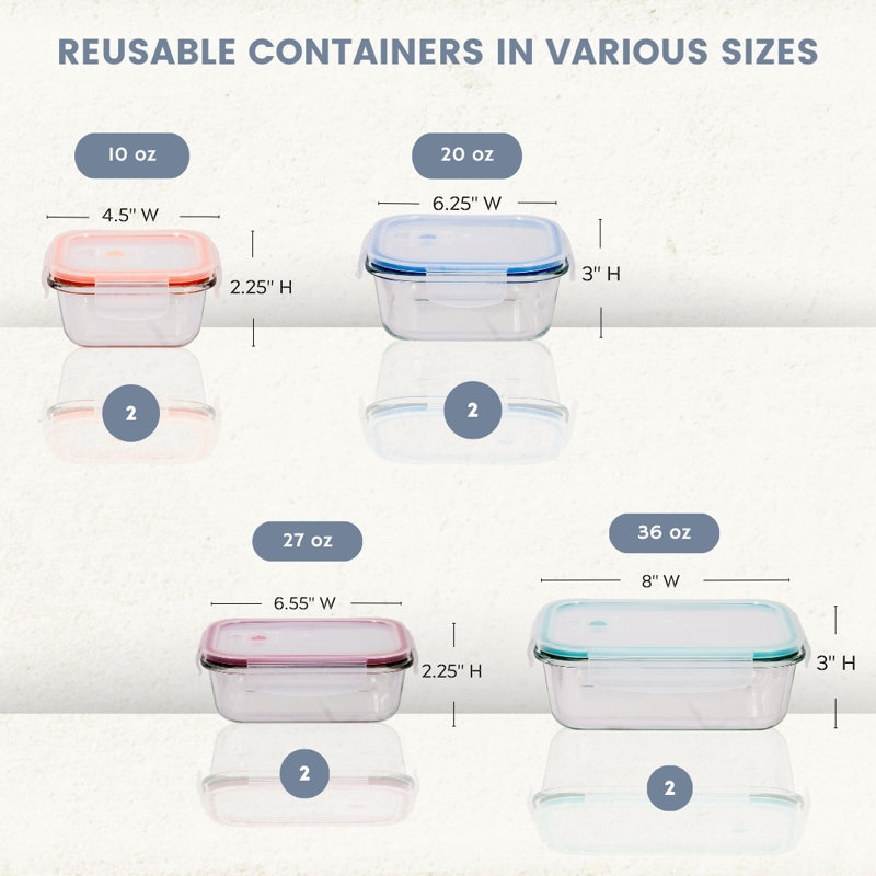 Ebbert Glass Food Storage Container